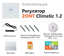 ZONT Climatic 1.2 Погодозависимый автоматический GSM / Wi-Fi регулятор (1 ГВС + 2 прямых/смесительных) с доставкой в Астрахань
